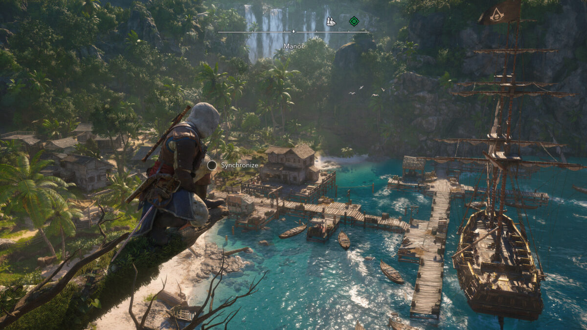 سفينة في خليج من Assassin's Creed Black Flag Resynced