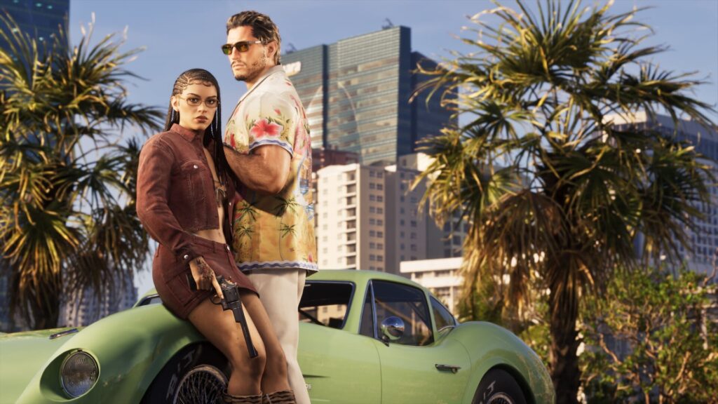 ذراعا DualSense بإصدار محدود من GTA 6 بلونين أسود وأبيض
