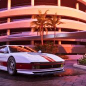 سيارة Grotti Cheetah في مشهد رسمي من اللعبة، وهي واجهة الحديث عن القيادة في GTA 6
