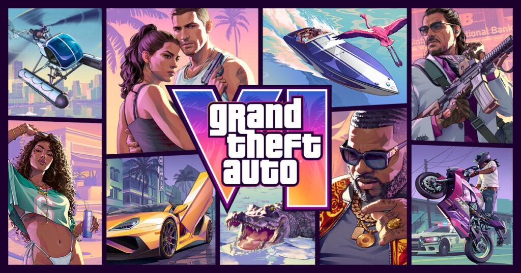 الفن الرسمي للعبة GTA 6 التي طُمس عرضها الموسّع بعد نشره في GTA 6 في الصين