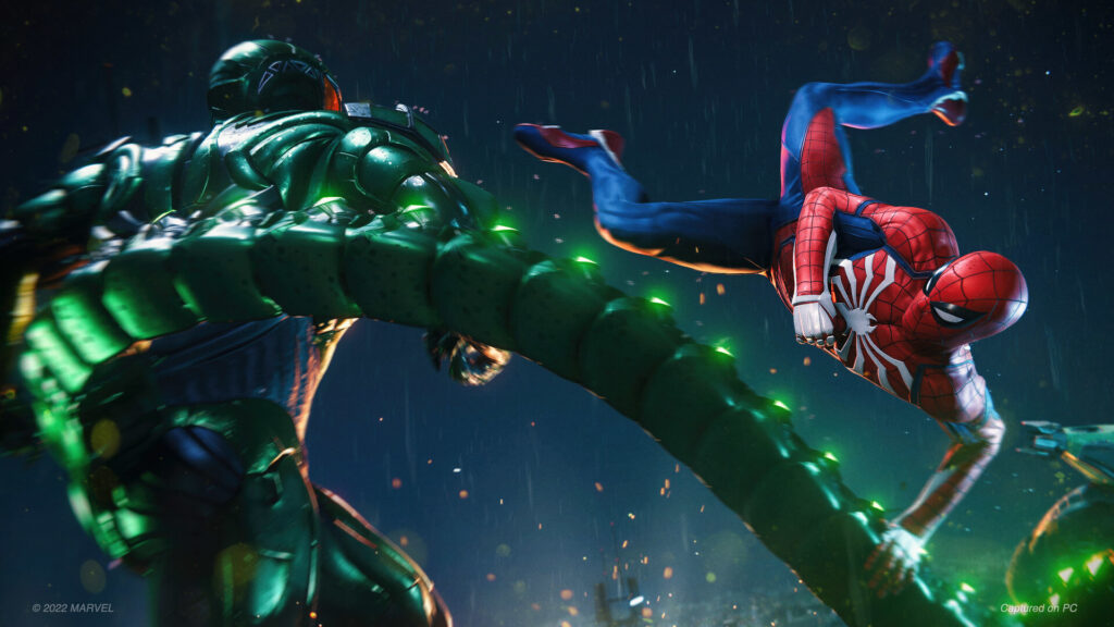 سبايدر مان يواجه سكوربيون في لعبة عام 2018 من استوديو Insomniac
