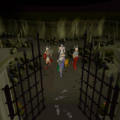 لقطة من Old School RuneScape، اللعبة التي جرت فيها سرقة ذهب RuneScape من حسابات اللاعبين