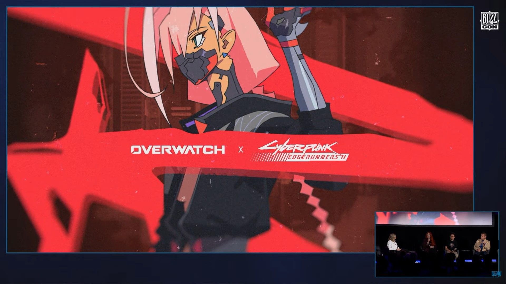 تاليا من Cyberpunk: Edgerunners 2 في شريحة التعاون مع Overwatch خلال BlizzCon 2026