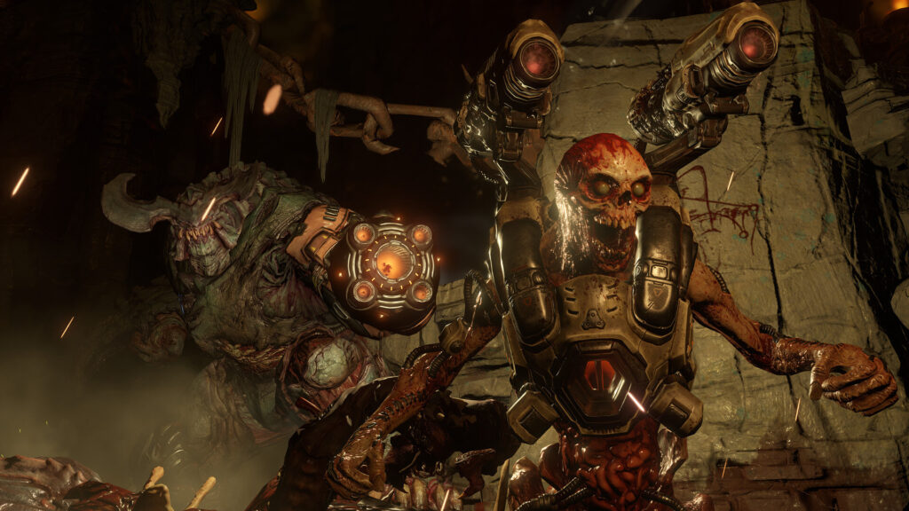 مواجهة شيطان ضخم وجهًا لوجه في لعبة DOOM إصدار 2016