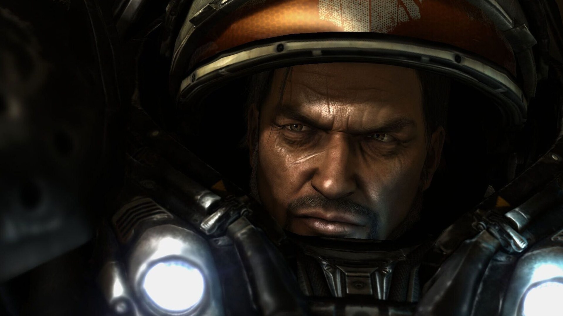 جيم رينور في فنّ StarCraft II، في إعلان StarCraft بعالم مفتوح