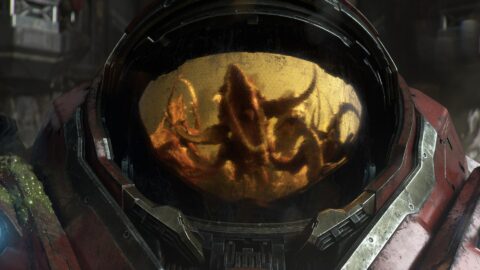 انعكاس الزيرغ على خوذة جندي في إعلان StarCraft الجديدة لعبة فردية بعالم مفتوح