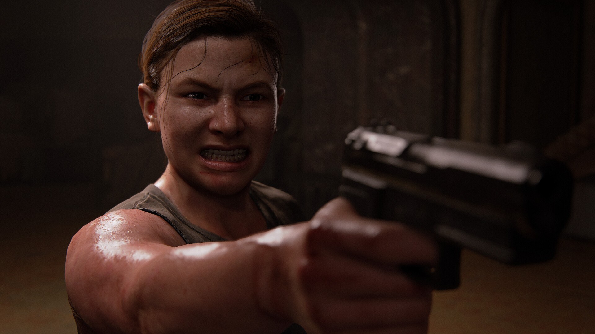 آبي في لقطة رسمية من اللعبة، في خبر مود اللعب الجماعي في The Last of Us Part 2