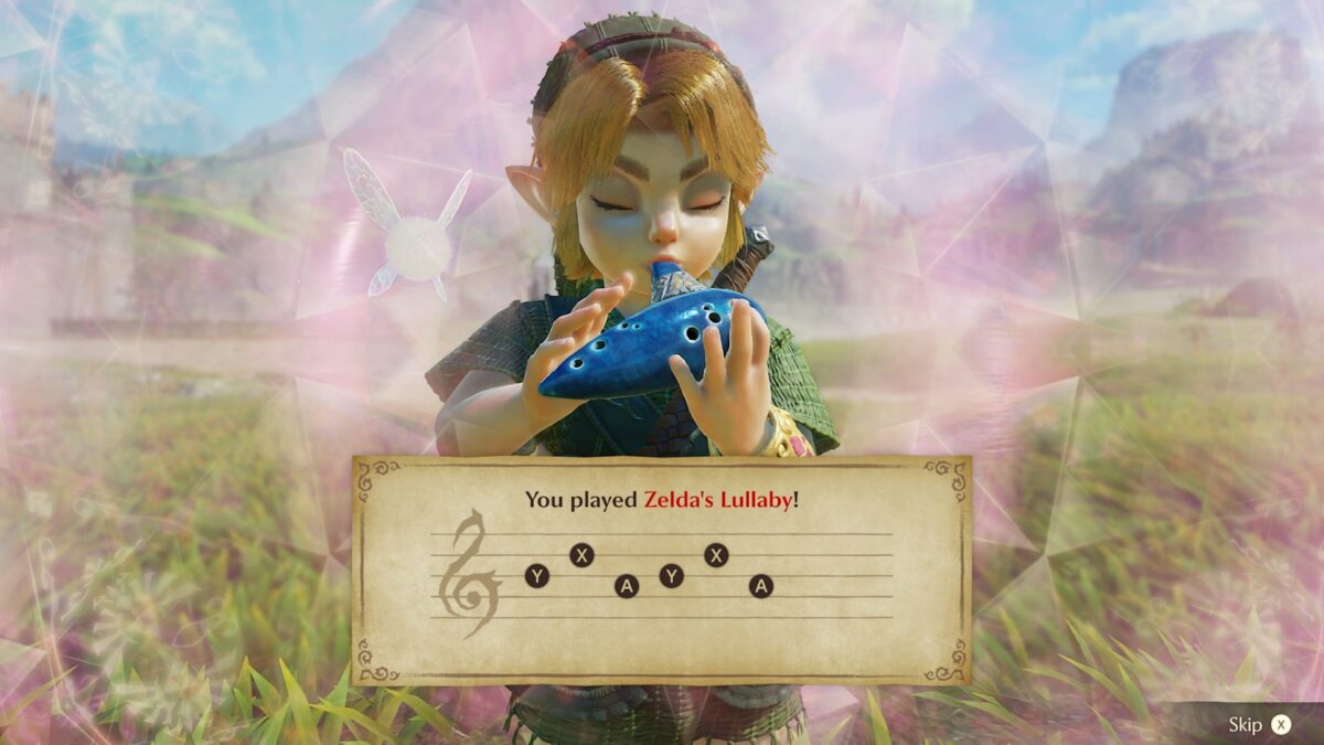 عزف لحن زيلدا على الأوكارينا في ريميك Ocarina of Time