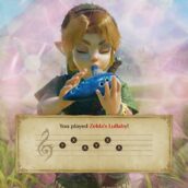 عزف لحن زيلدا على الأوكارينا في ريميك Ocarina of Time
