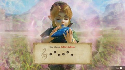 عزف لحن زيلدا على الأوكارينا في ريميك Ocarina of Time